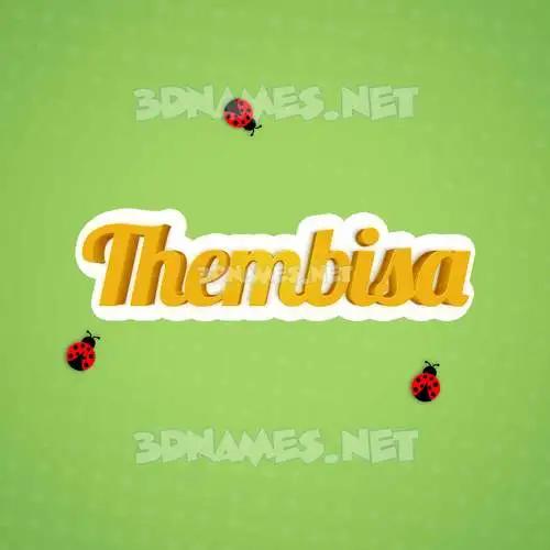 thembisa in Ladybugs style - 3D name wallpaper thembisa in Ladybugs style - 3D name wallpaper