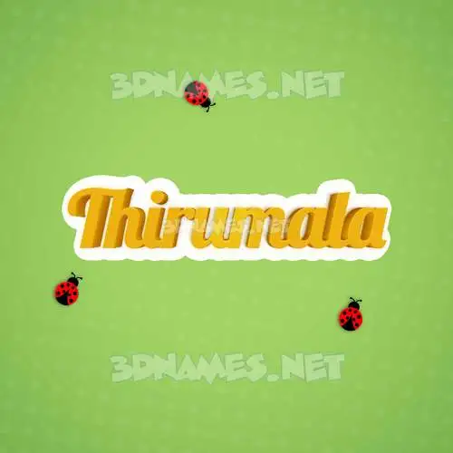 thirumala in Ladybugs style - 3D name wallpaper thirumala in Ladybugs style - 3D name wallpaper