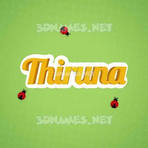 thiruna in Ladybugs style - 3D name wallpaper thiruna in Ladybugs style - 3D name wallpaper