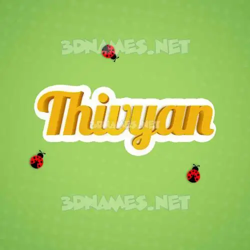 thivyan in Ladybugs style - 3D name wallpaper thivyan in Ladybugs style - 3D name wallpaper