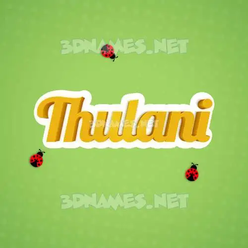 thulani in Ladybugs style - 3D name wallpaper thulani in Ladybugs style - 3D name wallpaper