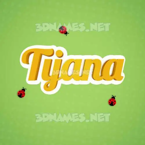 tijana in Ladybugs style - 3D name wallpaper tijana in Ladybugs style - 3D name wallpaper