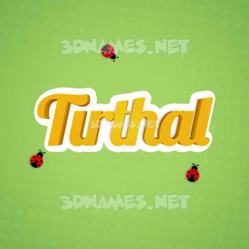 tirthal in Ladybugs style - 3D name wallpaper tirthal in Ladybugs style - 3D name wallpaper