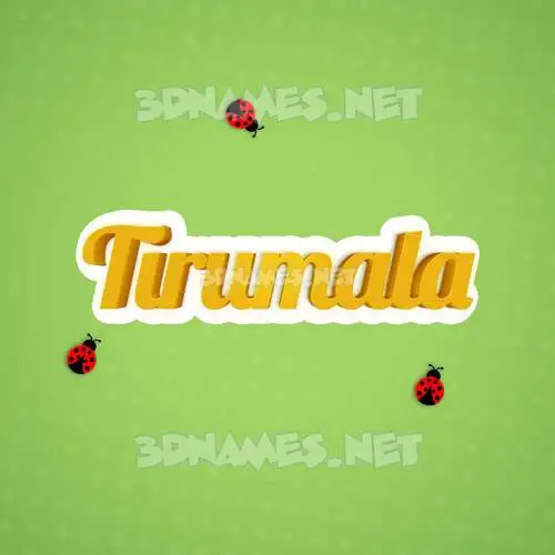 tirumala in Ladybugs style - 3D name wallpaper tirumala in Ladybugs style - 3D name wallpaper
