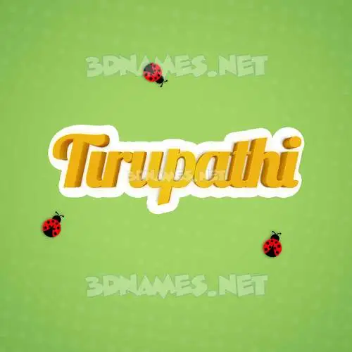 tirupathi in Ladybugs style - 3D name wallpaper tirupathi in Ladybugs style - 3D name wallpaper