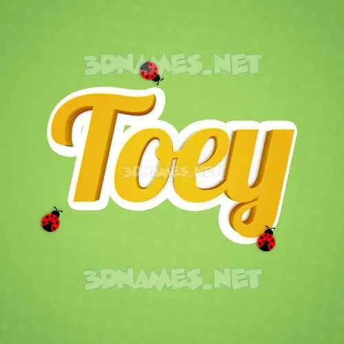 toey in Ladybugs style - 3D name wallpaper toey in Ladybugs style - 3D name wallpaper