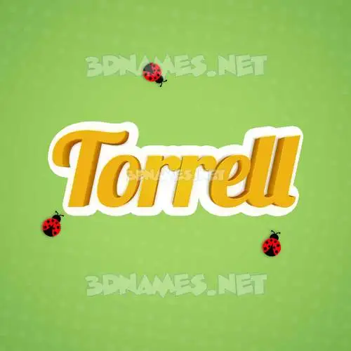 torrell in Ladybugs style - 3D name wallpaper torrell in Ladybugs style - 3D name wallpaper