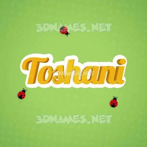toshani in Ladybugs style - 3D name wallpaper toshani in Ladybugs style - 3D name wallpaper
