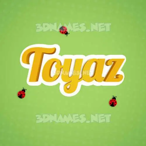 toyaz in Ladybugs style - 3D name wallpaper toyaz in Ladybugs style - 3D name wallpaper