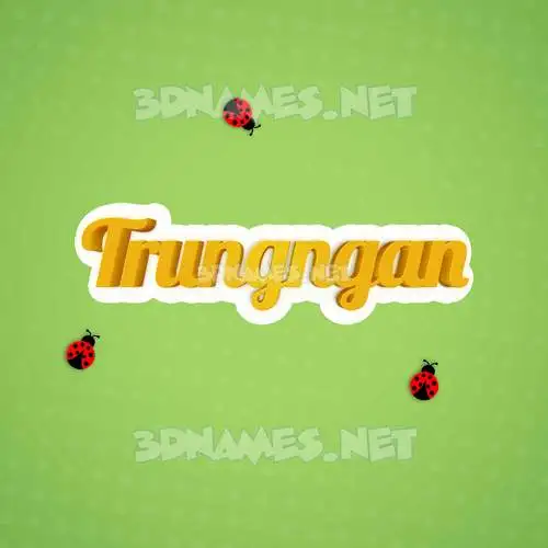trungngan in Ladybugs style - 3D name wallpaper trungngan in Ladybugs style - 3D name wallpaper