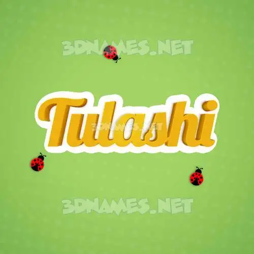 tulashi in Ladybugs style - 3D name wallpaper tulashi in Ladybugs style - 3D name wallpaper