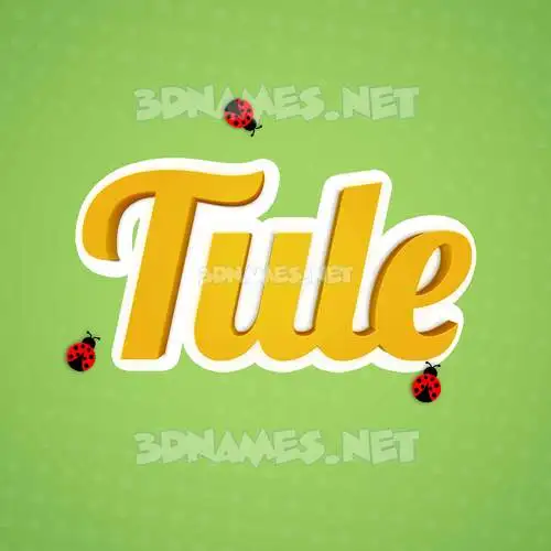 tule in Ladybugs style - 3D name wallpaper tule in Ladybugs style - 3D name wallpaper