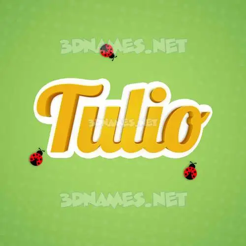 tulio in Ladybugs style - 3D name wallpaper tulio in Ladybugs style - 3D name wallpaper