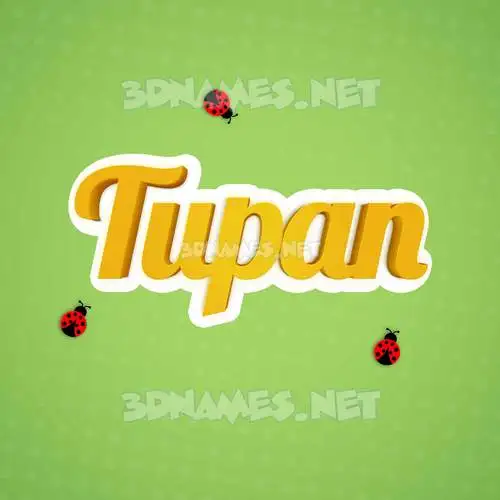 tupan in Ladybugs style - 3D name wallpaper tupan in Ladybugs style - 3D name wallpaper