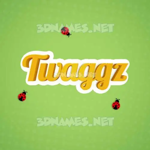 twaggz in Ladybugs style - 3D name wallpaper twaggz in Ladybugs style - 3D name wallpaper