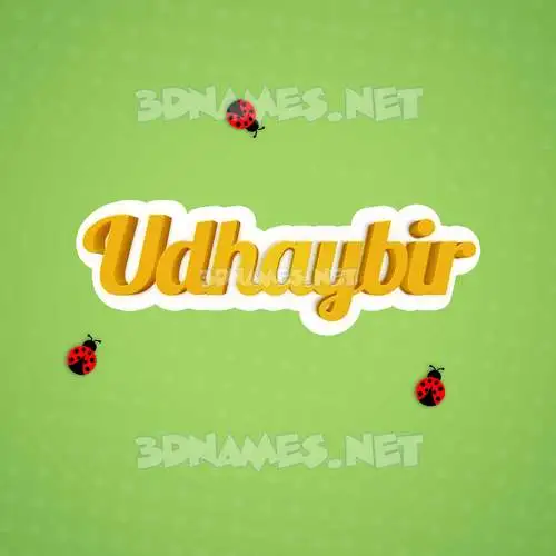 udhaybir in Ladybugs style - 3D name wallpaper udhaybir in Ladybugs style - 3D name wallpaper