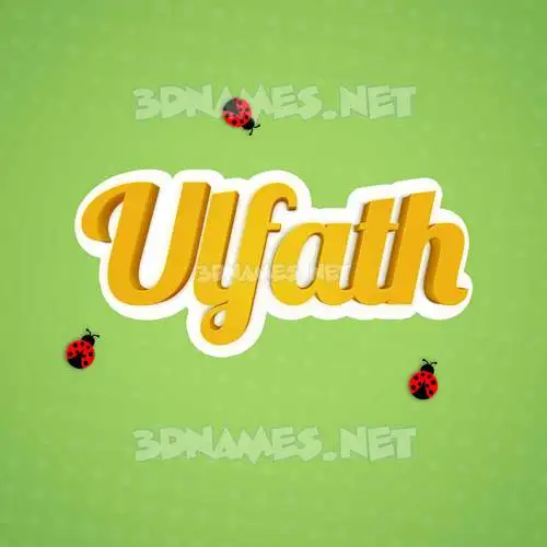 ulfath in Ladybugs style - 3D name wallpaper ulfath in Ladybugs style - 3D name wallpaper