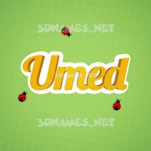 umed in Ladybugs style - 3D name wallpaper umed in Ladybugs style - 3D name wallpaper