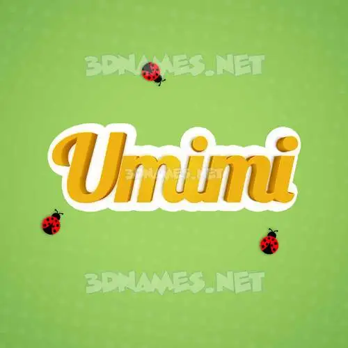 umimi in Ladybugs style - 3D name wallpaper umimi in Ladybugs style - 3D name wallpaper
