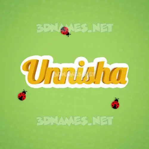 unnisha in Ladybugs style - 3D name wallpaper unnisha in Ladybugs style - 3D name wallpaper