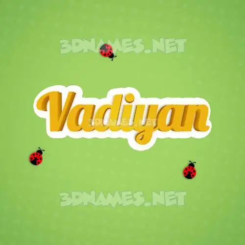 vadiyan in Ladybugs style - 3D name wallpaper vadiyan in Ladybugs style - 3D name wallpaper