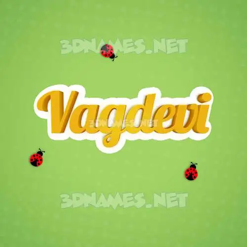vagdevi in Ladybugs style - 3D name wallpaper vagdevi in Ladybugs style - 3D name wallpaper