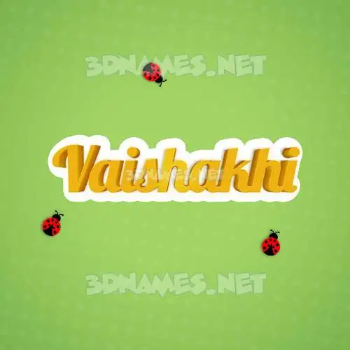 vaishakhi in Ladybugs style - 3D name wallpaper vaishakhi in Ladybugs style - 3D name wallpaper