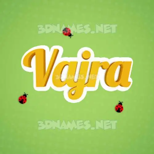 vajra in Ladybugs style - 3D name wallpaper vajra in Ladybugs style - 3D name wallpaper