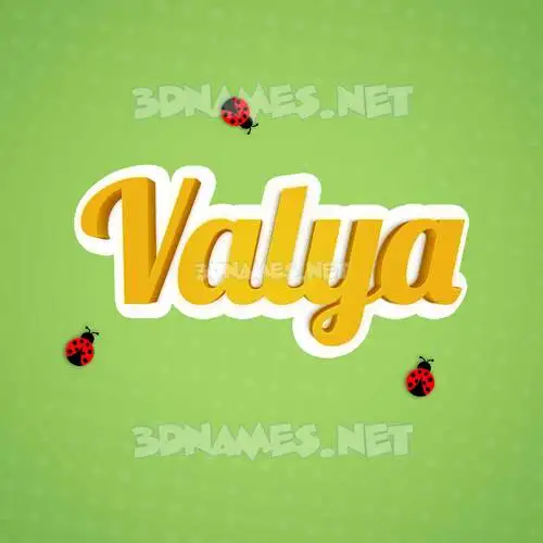 valya in Ladybugs style - 3D name wallpaper valya in Ladybugs style - 3D name wallpaper