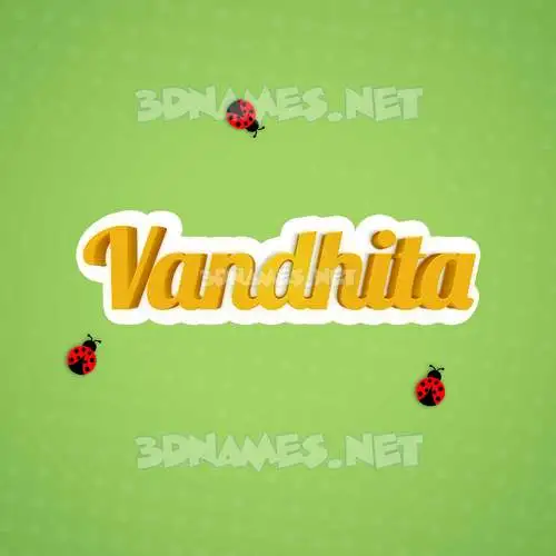 vandhita in Ladybugs style - 3D name wallpaper vandhita in Ladybugs style - 3D name wallpaper