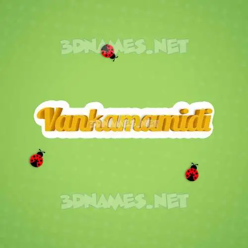 vankamamidi in Ladybugs style - 3D name wallpaper vankamamidi in Ladybugs style - 3D name wallpaper
