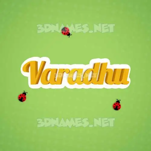 varadhu in Ladybugs style - 3D name wallpaper varadhu in Ladybugs style - 3D name wallpaper