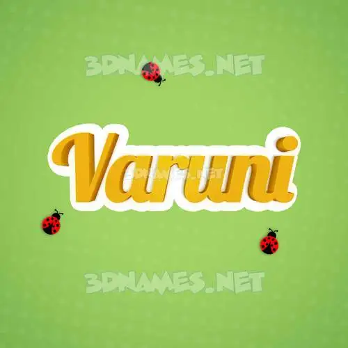 varuni in Ladybugs style - 3D name wallpaper varuni in Ladybugs style - 3D name wallpaper