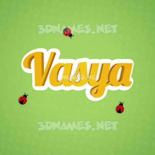 vasya in Ladybugs style - 3D name wallpaper vasya in Ladybugs style - 3D name wallpaper