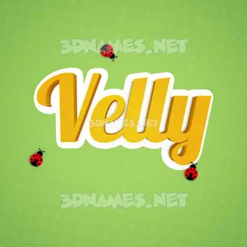 velly in Ladybugs style - 3D name wallpaper velly in Ladybugs style - 3D name wallpaper