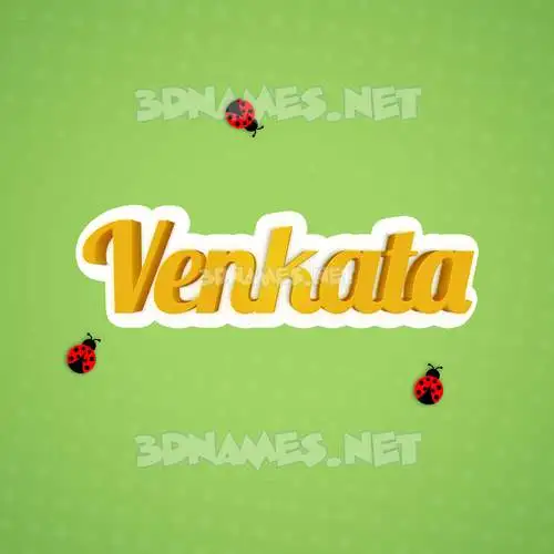 venkata in Ladybugs style - 3D name wallpaper venkata in Ladybugs style - 3D name wallpaper