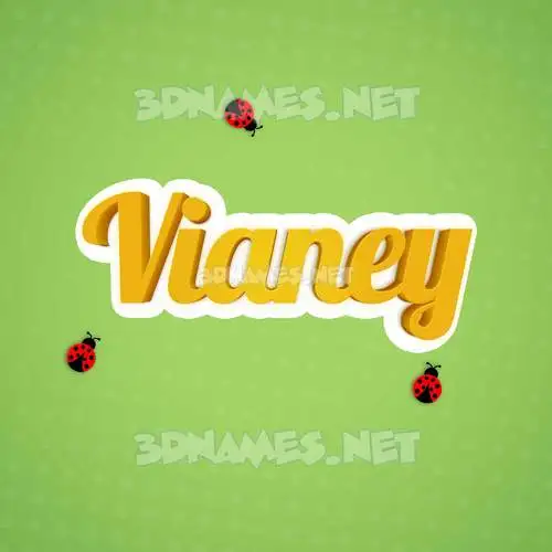 vianey in Ladybugs style - 3D name wallpaper vianey in Ladybugs style - 3D name wallpaper