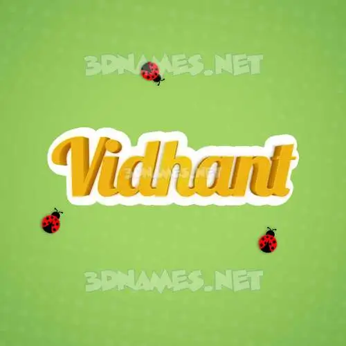 vidhant in Ladybugs style - 3D name wallpaper vidhant in Ladybugs style - 3D name wallpaper