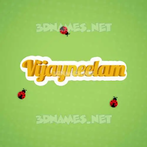 vijayneelam in Ladybugs style - 3D name wallpaper vijayneelam in Ladybugs style - 3D name wallpaper