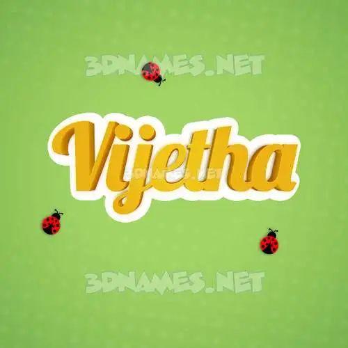 vijetha in Ladybugs style - 3D name wallpaper vijetha in Ladybugs style - 3D name wallpaper