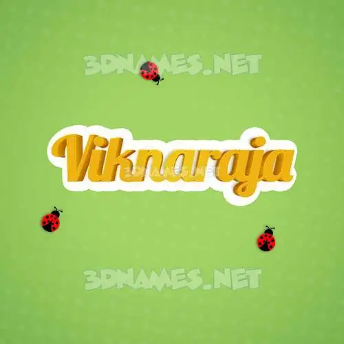 viknaraja in Ladybugs style - 3D name wallpaper viknaraja in Ladybugs style - 3D name wallpaper