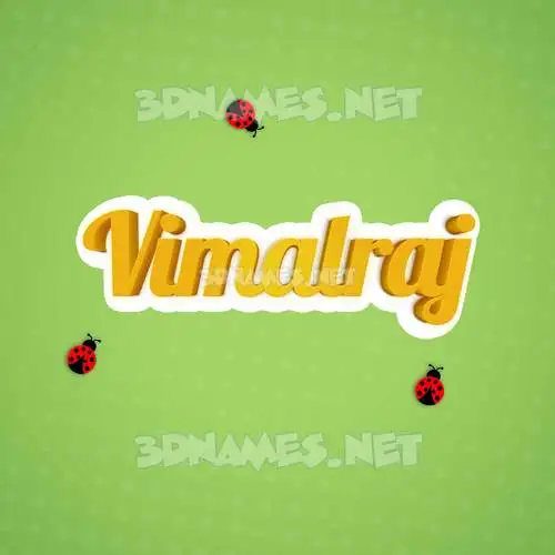 vimalraj in Ladybugs style - 3D name wallpaper vimalraj in Ladybugs style - 3D name wallpaper