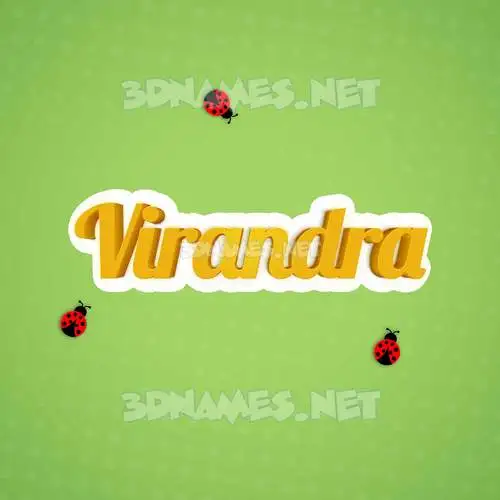 virandra in Ladybugs style - 3D name wallpaper virandra in Ladybugs style - 3D name wallpaper