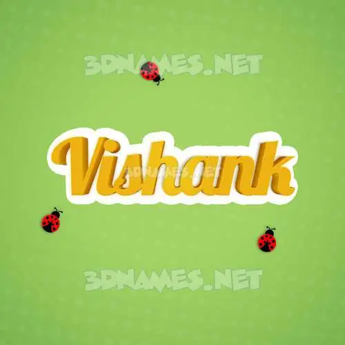 vishank in Ladybugs style - 3D name wallpaper vishank in Ladybugs style - 3D name wallpaper
