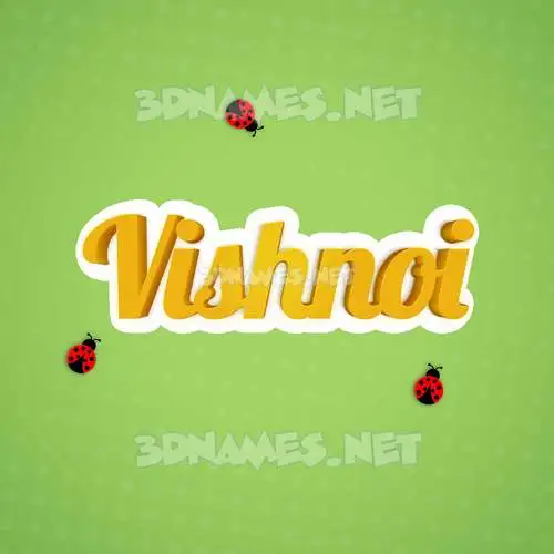 vishnoi in Ladybugs style - 3D name wallpaper vishnoi in Ladybugs style - 3D name wallpaper
