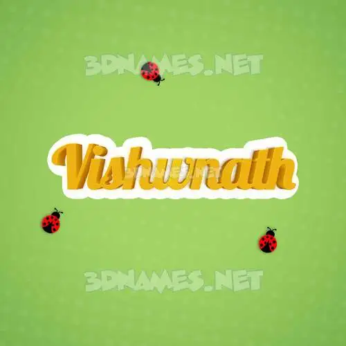 vishwnath in Ladybugs style - 3D name wallpaper vishwnath in Ladybugs style - 3D name wallpaper
