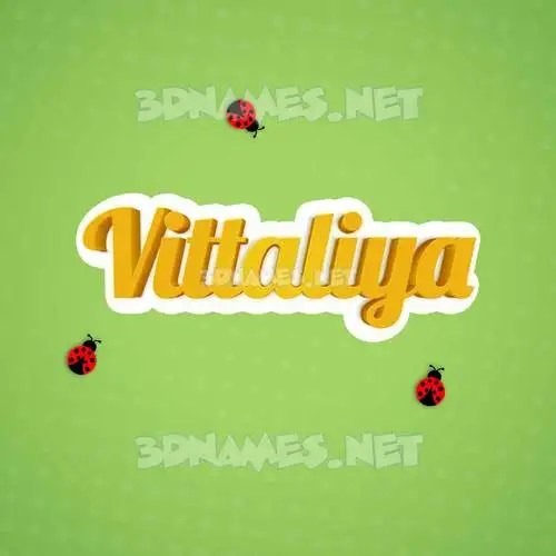 vittaliya in Ladybugs style - 3D name wallpaper vittaliya in Ladybugs style - 3D name wallpaper