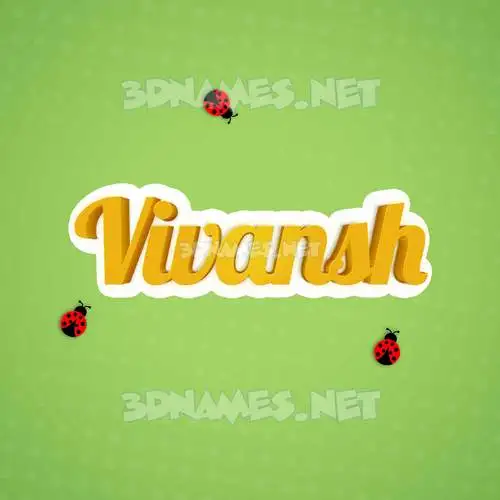 vivansh in Ladybugs style - 3D name wallpaper vivansh in Ladybugs style - 3D name wallpaper