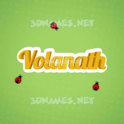 volanath in Ladybugs style - 3D name wallpaper volanath in Ladybugs style - 3D name wallpaper