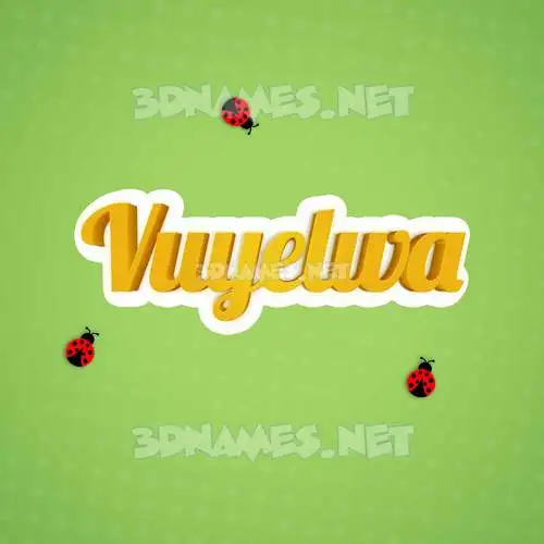 vuyelwa in Ladybugs style - 3D name wallpaper vuyelwa in Ladybugs style - 3D name wallpaper